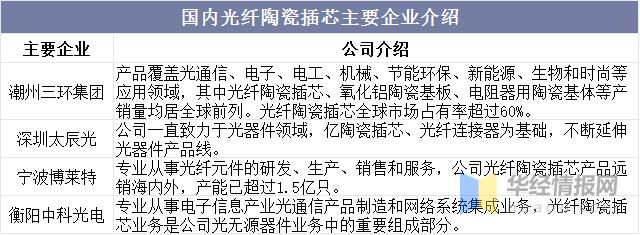 亿博电竞 亿博官网干货！一文看懂光纤陶瓷插芯行业发展现状：光纤布线场景需求旺盛(图11)